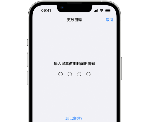 德江iPhone屏幕维修分享iPhone屏幕使用时间密码忘记了怎么办 