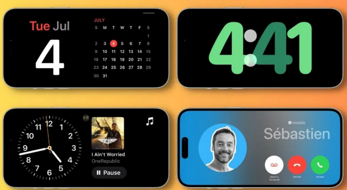 德江苹果手机维修分享iOS17横屏充电待机显示有什么好处 