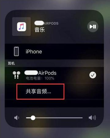 德江苹果14音频维修点分享iPhone14音频共享设置方法 