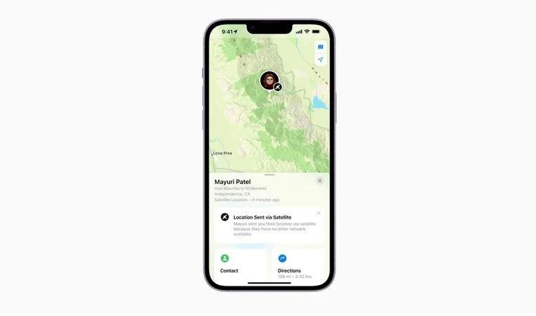 德江苹果14维修分享iPhone14系列中 FindMy功能通过卫星分享位置方法教程 