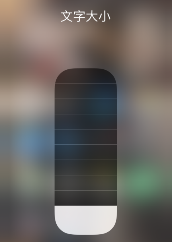 德江苹果手机维修分享小技巧：在 iPhone 控制中心快速调节字体大小 